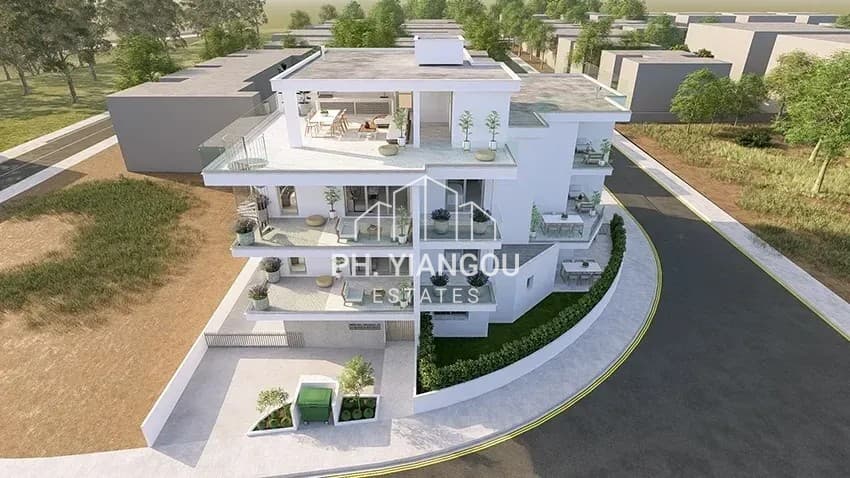 Under construction 1 Bedroom Apartment for Sale in Lakatameia - Archangelos